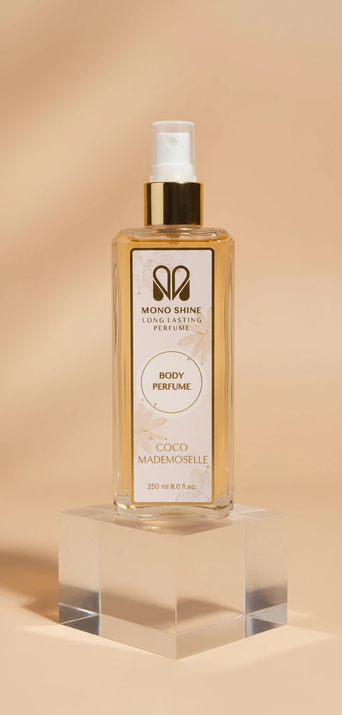 بادی اسپلش زنانه مونو شاین مدل COCO MADEMOISELLE حجم 250 میلی لیتر