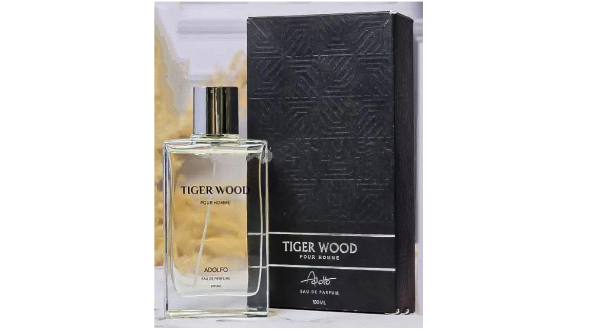 ادو پرفیوم مردانه آدولفو ADOLFO مدل تایگر وود  Tigerwood با رایحه خنک 100 میلی لیتر