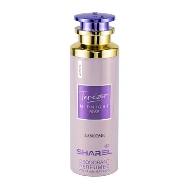 اسپری دئودورانت زنانه شارل مدل Midnight Rose میدنایت رز حجم 200 میلی لیتر
