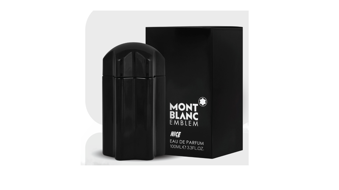 ادوپرفیوم مردانه نایس NICE  مدل  مونت بلانک امبلیم Mont Blanc Emblem حجم 100 میلی لیتر