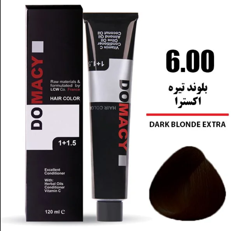 رنگ مو دوماسی با رنگ بلوند تیره اکسترا شماره 6.00