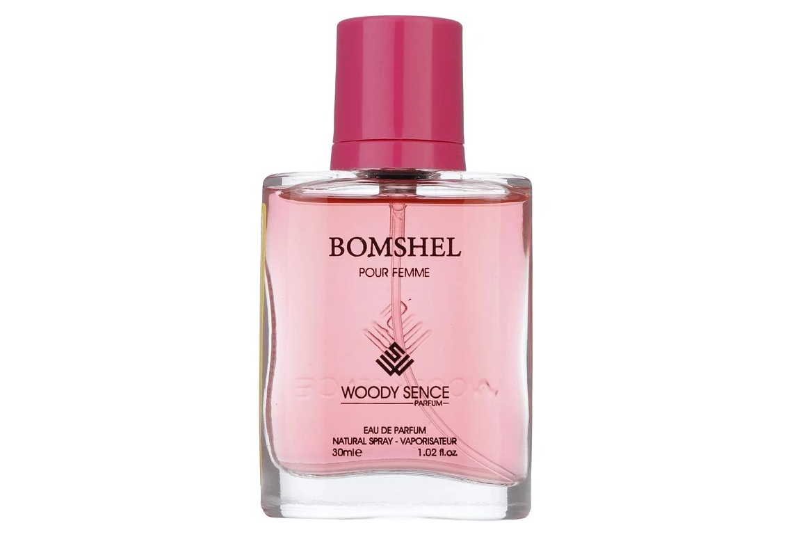 عطر ادوپرفیوم زنانه وودی سنس مدل بام شل bomshel حجم ۳۰ میلی لیتر