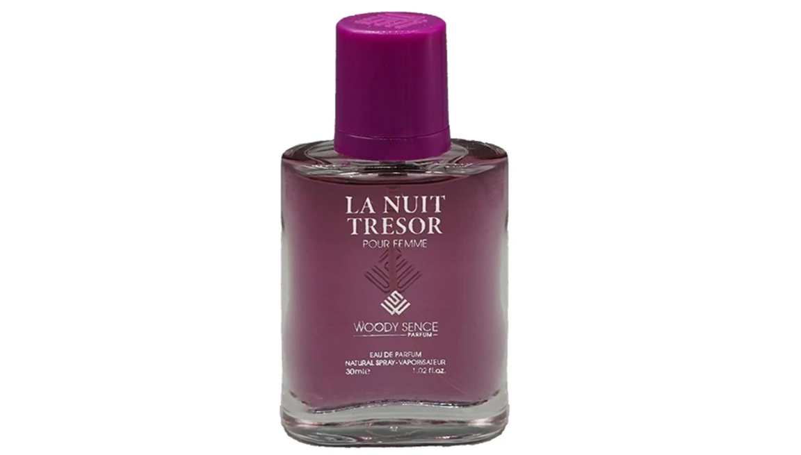 عطر جیبی زنانه وودی سنس Woody Sence مدل لا نویت ترزور LA NUIT TRESOR حجم 30ml