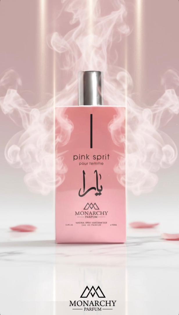 ادکلن زنانه مونارچی پینک اسپریت (یارا ) Monarchy PINK SPRIT 100ml