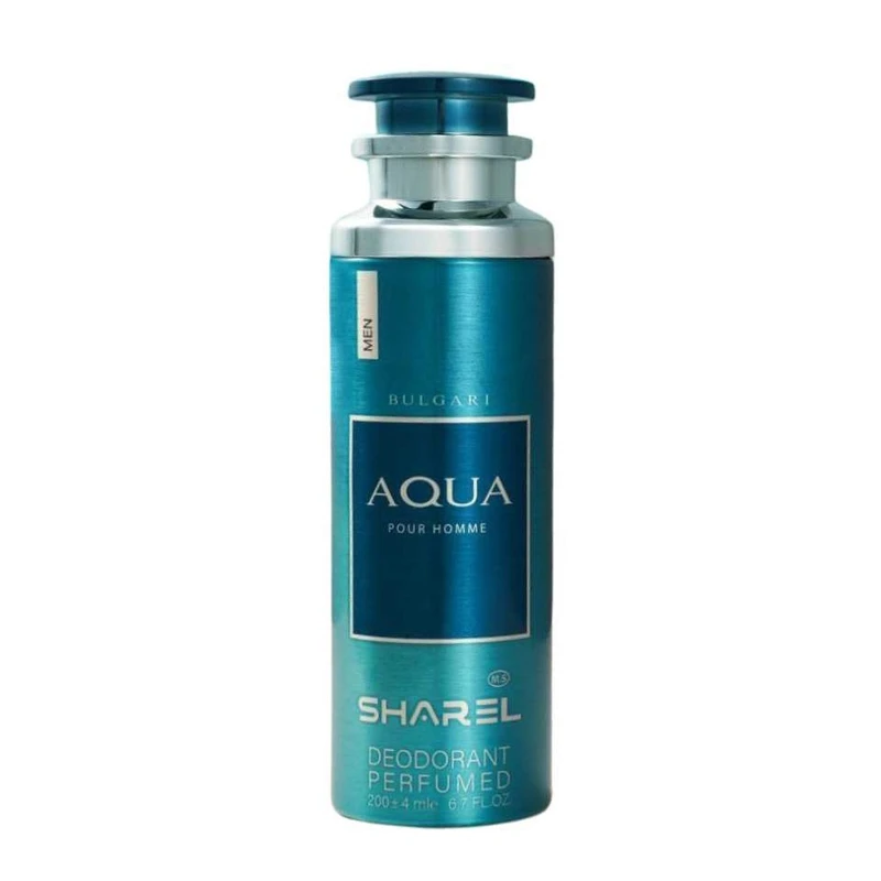 اسپری بدن مردانه شارل مدل Aqua آکوا حجم 200 میلی لیتر