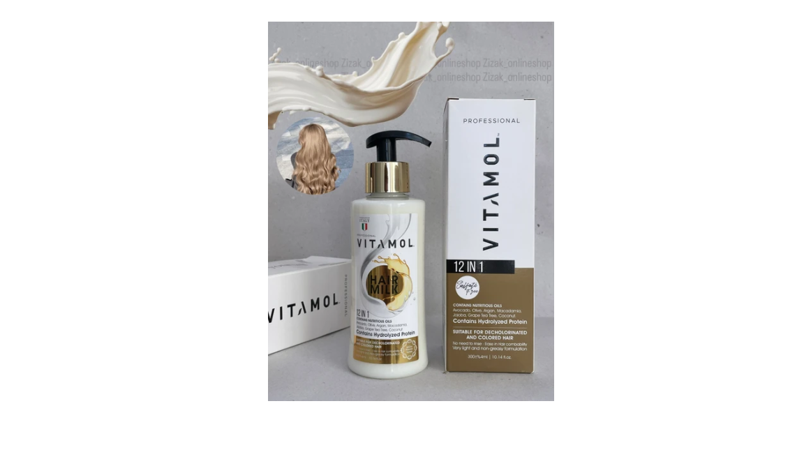 شیر مو 12 کاره بدون آبکشی با حجم 300 میلی ویتامول Vitamol