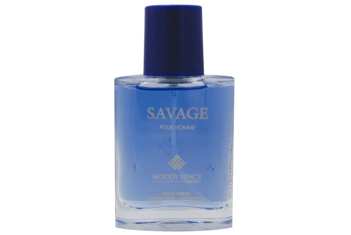 عطر ادوپرفیوم مردانه وودی سنس مدل SAVAGE حجم ۳۰ میلی لیتر